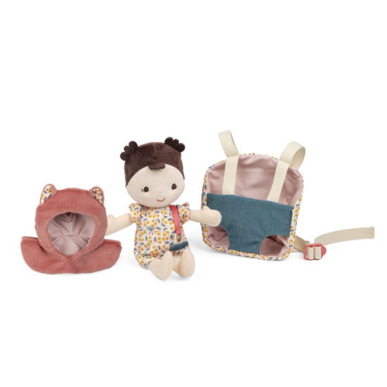 Poupée en tissu et porte-bébé Jeanne - Lilliputiens