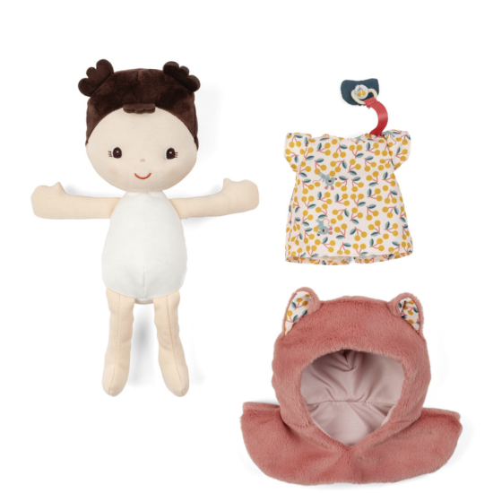 Poupée en tissu et porte-bébé Jeanne - Lilliputiens