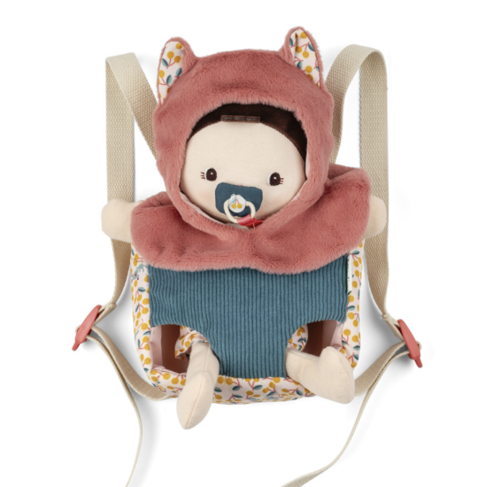 Poupée en tissu et porte-bébé Jeanne - Lilliputiens
