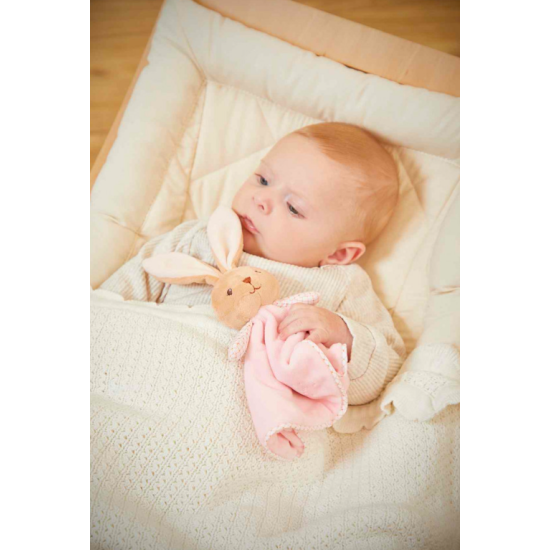 Doudou lapin rond rose - Kaloo