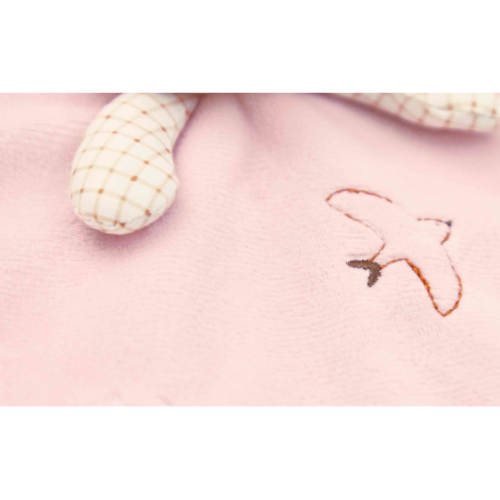 Doudou lapin rond rose - Kaloo