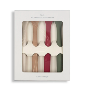 Pack de 4 cuillères silicone - Forest mix - Konges Slojd