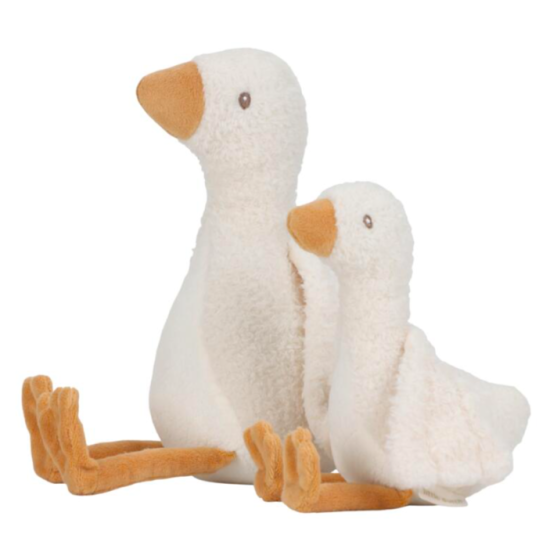 Peluche Oie Newborn naturals - 25 cm - Little Dutch