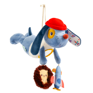 Peluche à suspendre - Jules le chien acti-nomade - Lilliputiens