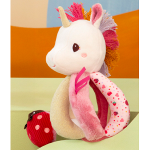 Hochet à poignées Léna la licorne - Lilliputiens