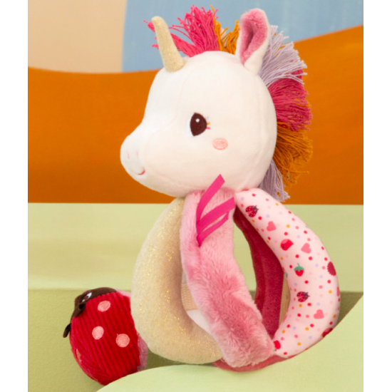 Hochet à poignées Léna la licorne - Lilliputiens