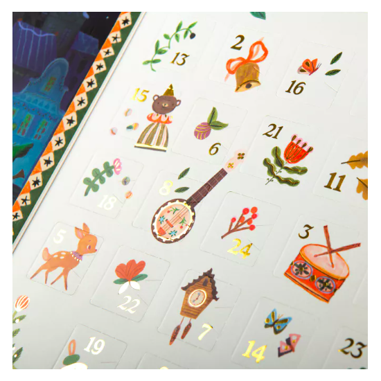 Calendrier de l'Avent illustré "Les Minouchkas" - Moulin Roty