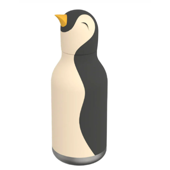 Gourde inox isotherme Bestie pingouin - 460 ml