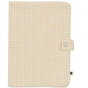 Protège carnet de santé gaze petits carreaux - Atelier Wagram