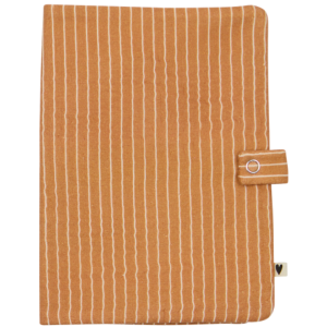 Protège carnet de santé gaze fines rayures - Atelier Wagram