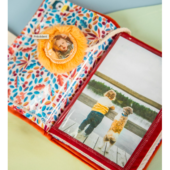 Album photo en tissu Jack le lion - Lilliputiens