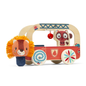 Camion de pompier en bois Jack le Lion - Lilliputiens