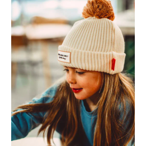 Bonnet Cool Kids - Block Sandy/Crème - 2/5 ans - Hello Hossy