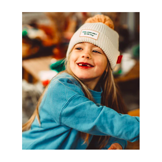 Bonnet Cool Kids - Block Sandy/Crème - 2/5 ans - Hello Hossy