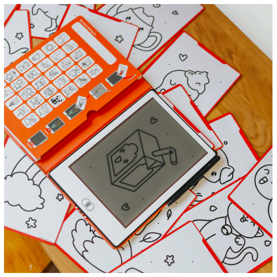 Tablette à dessin calque Kawai - Kidydraw-mini - Kidywolf