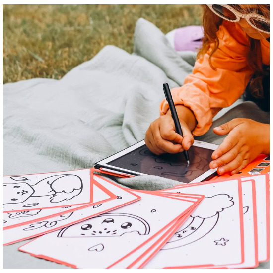 Tablette à dessin calque Kawai - Kidydraw-mini - Kidywolf