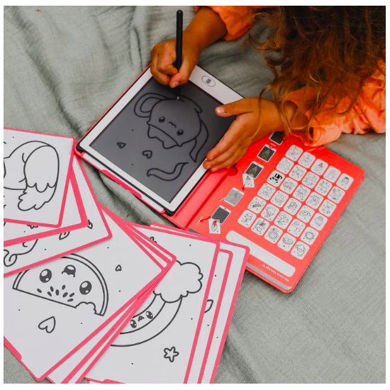 Tablette à dessin calque Kawai - Kidydraw-mini - Kidywolf