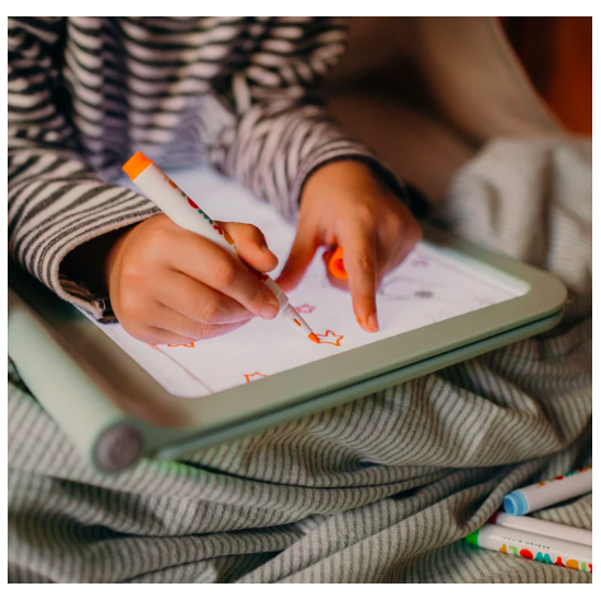 Tablette lumineuse nomade 2 en 1 - Verte - Kidywolf