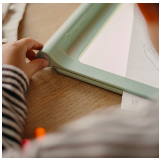 Tablette lumineuse nomade 2 en 1 - Verte - Kidywolf