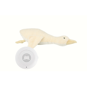 Peluche bruits blancs rechargeable - Liva l'oie Beige - Flow Amsterdam