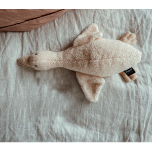 Peluche bruits blancs rechargeable - Liva l'oie Beige - Flow Amsterdam