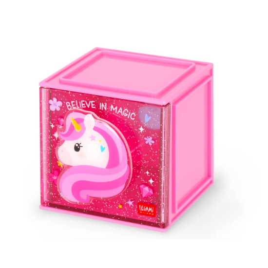 Cube organisateur de bureau - Legami - Licorne