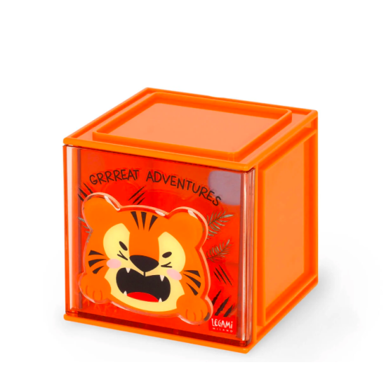 Cube organisateur de bureau - Legami - Tigre