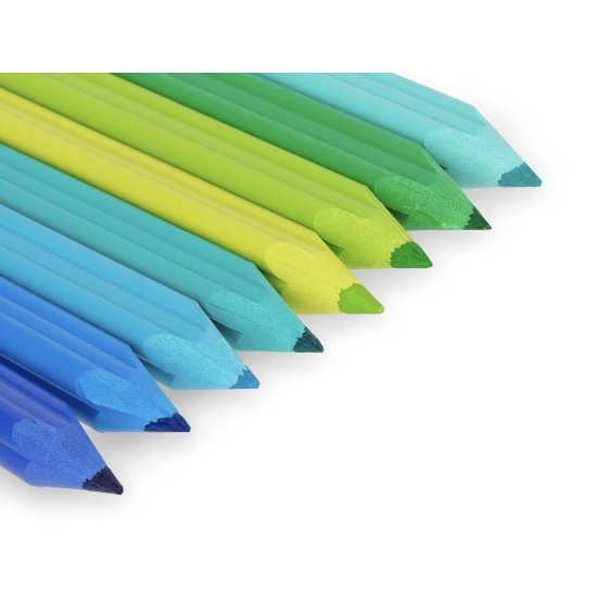 Set de 24 crayons de couleur avec taille-crayon - Teddy friends - Legami