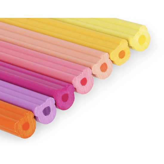 Set de 24 crayons de couleur avec taille-crayon - Teddy friends - Legami