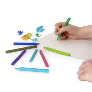 Set de 24 crayons de couleur avec taille-crayon - Teddy friends - Legami