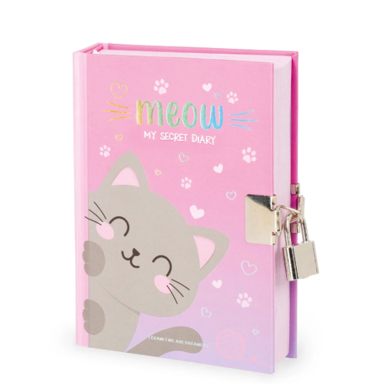 Journal intime avec cadenas - Kitty - Legami