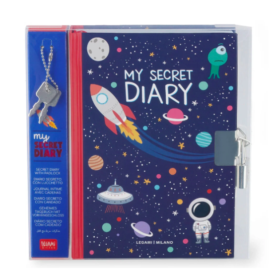 Journal intime avec cadenas - Espace - Legami