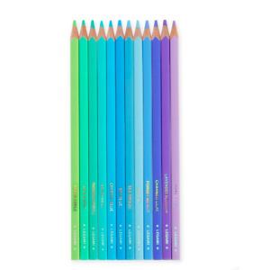 Set de 12 crayons de couleur - Océan palette - Legami