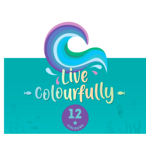 Set de 12 crayons de couleur - Océan palette - Legami