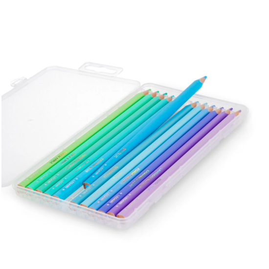 Set de 12 crayons de couleur - Océan palette - Legami