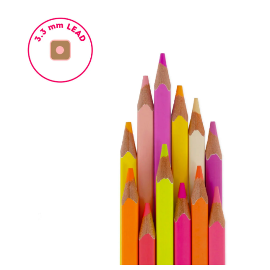 Set de 12 crayons de couleur - Sunset palette - Legami
