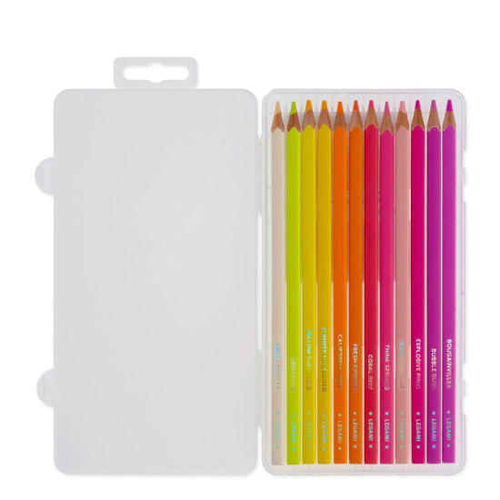 Set de 12 crayons de couleur - Sunset palette - Legami