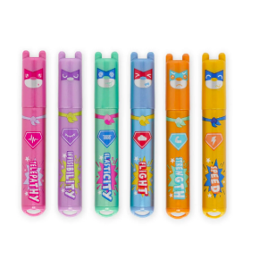 Set de 6 mini surligneurs - Teddy's superpower - Legami