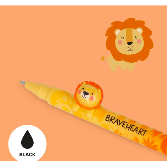 Stylo à encre gel Lion - Lovely Friends - Legami