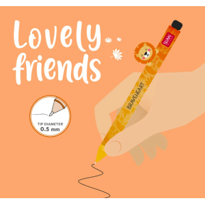 Stylo à encre gel Lion - Lovely Friends - Legami