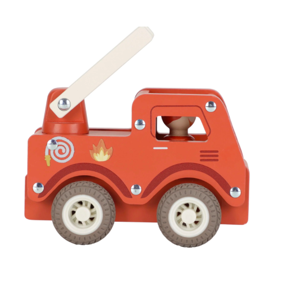 Camion de pompiers en bois - Little Dutch