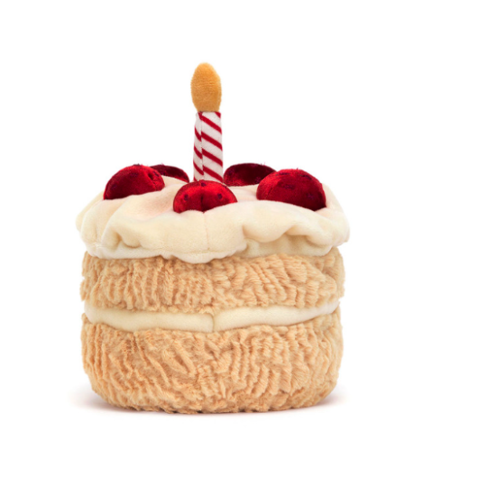 Peluche Gâteau d'anniversaire amusant - Jellycat