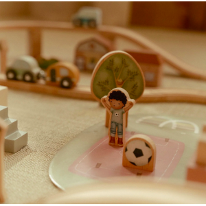Circuit de train XXL en bois - Little Dutch