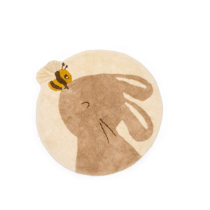 Tapis de décoration Lapin  - 110 X 110 cm - Little Dutch