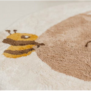Tapis de décoration Lapin  - 110 X 110 cm - Little Dutch