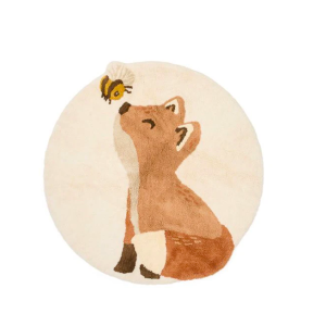 Tapis de décoration - Renard - 110 X 110 cm - Little Dutch