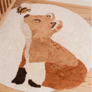 Tapis de décoration - Renard - 110 X 110 cm - Little Dutch