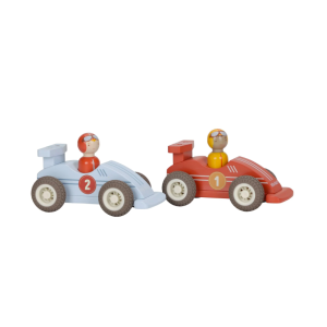 Voitures de course en bois à rétrofriction - Little Dutch