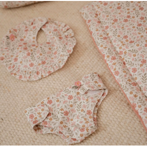 Sac à langer et accessoires pour poupée - Fleurs douces - Little Dutch