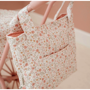 Sac à langer et accessoires pour poupée - Fleurs douces - Little Dutch